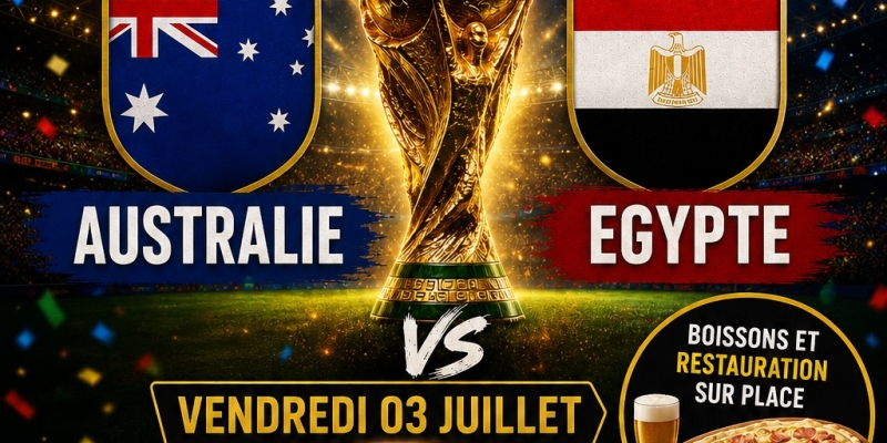Australie - Egypte    1/16e finale coupe du monde 