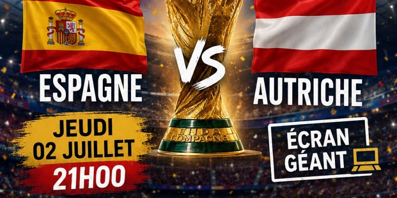 Espagne - Autriche    1/16e finale coupe du monde   