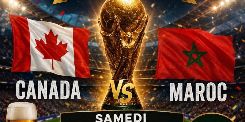 Canada / Maroc  -  1/8 finale coupe du monde 