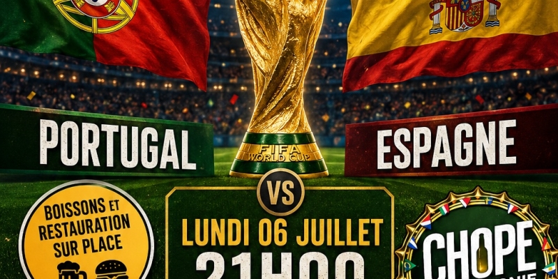 Portugal / Espagne - 1/8 finale coupe du monde 