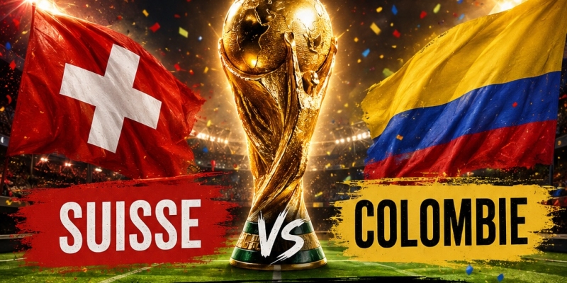 Suisse / Colombie - 1/8 finale coupe du monde 