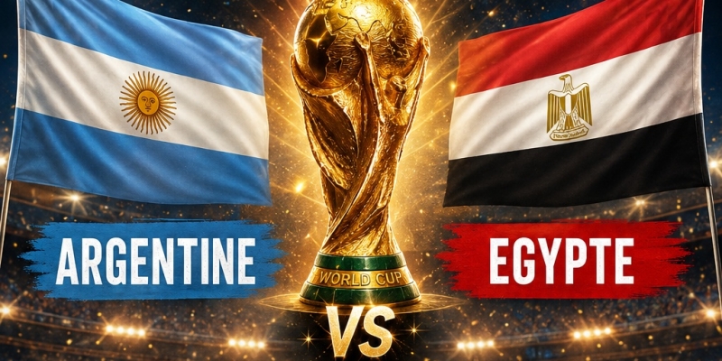 Argentine / Egypte - 1/8 finale coupe du monde 