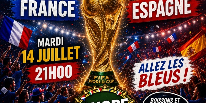 Coupe du Monde Demi Finale  FRANCE   ESPAGNE