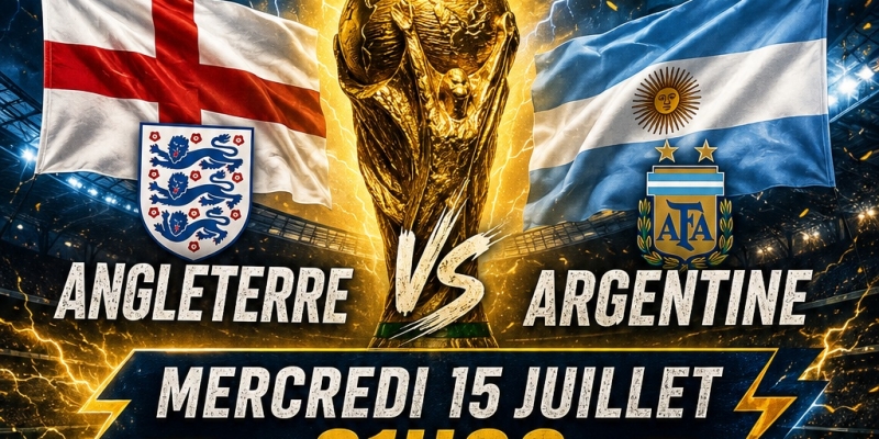 Coupe du Monde Demi Finale   ARGENTINE ANGLETERRE