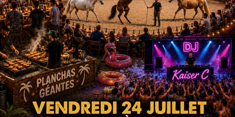 La Guinguette Equestre  - fait sa Soirée Plage -  /  Chope Avignon se déplace à l'Isle sur la Sorgue