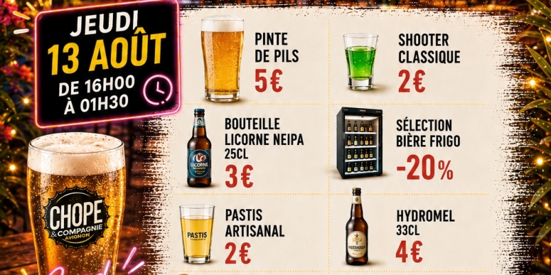 Happy Hour du Jeudi