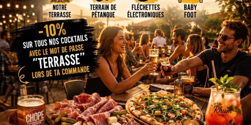 Dimanche Pétanque Terrasse et Cocktail