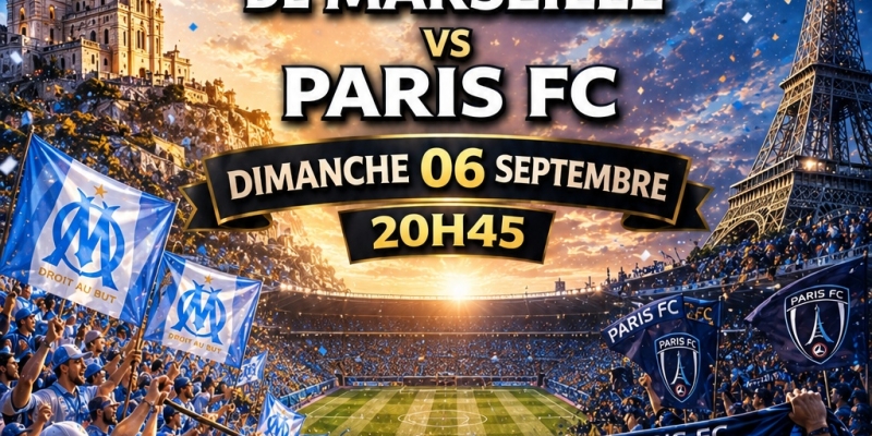 Retransmission Match Foot  Marseille / Paris FC - Ligue 1
