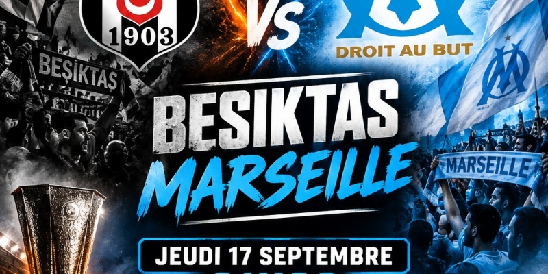 Retransmission Match Foot  Besiktas  / Marseille - Coupe d'europe UEFA