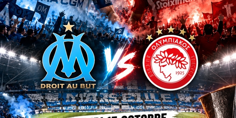 Retransmission Match Foot  OM / Olympiakos  - Coupe d'Europe UEFA