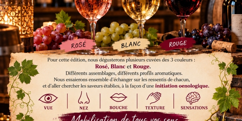 Soirée Dégustation - Autour du Vin
