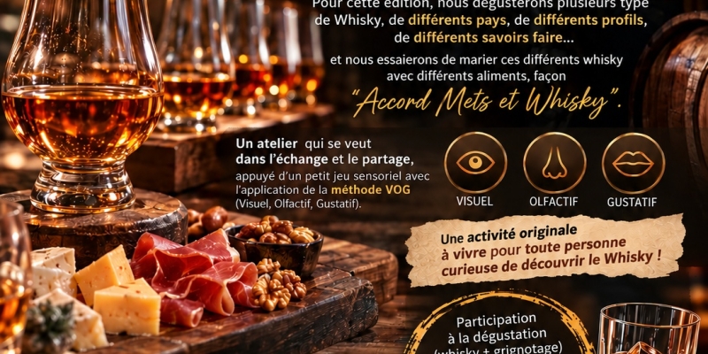 Soirée Dégustation - Autour du Whisky