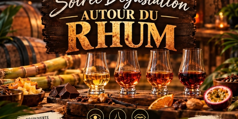 Soirée Dégustation - Autour du RHUM