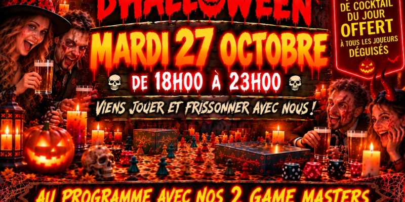 Soirée JEUX d'HALLOWEEN
