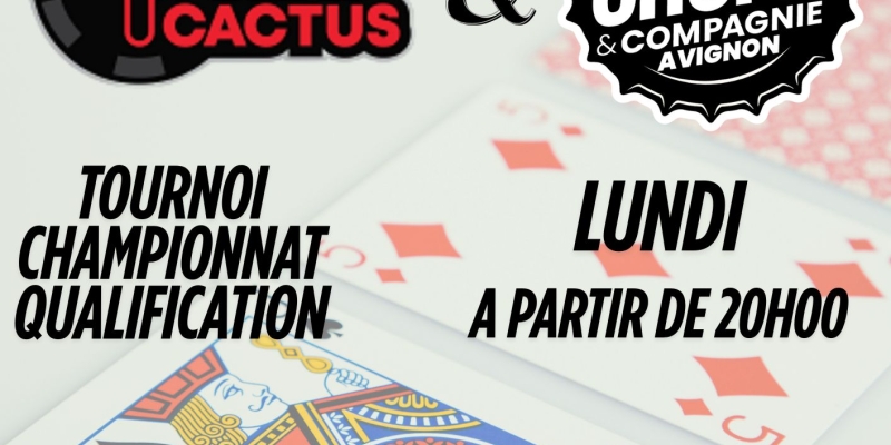 Tournoi de Poker en collaboration avec Red Cactus