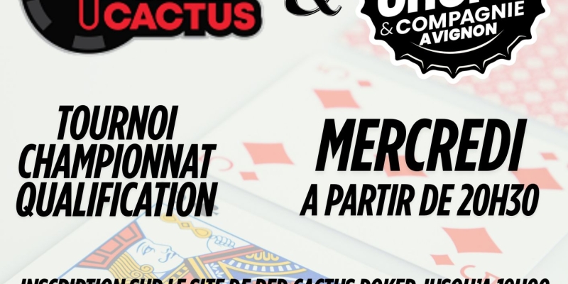 Tournoi de Poker en collaboration avec Red Cactus