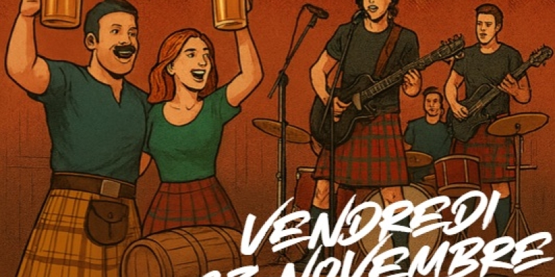 Fête Ecossaise ST ADREWS / Concert Live et Défi en collaboration avec La Forge