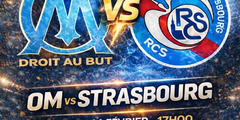 Retransmission Match Foot OM / Strasbourg