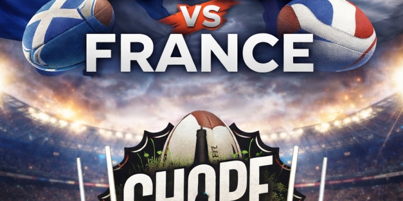 Rugby Tournoi des 6 Nations Ecosse France