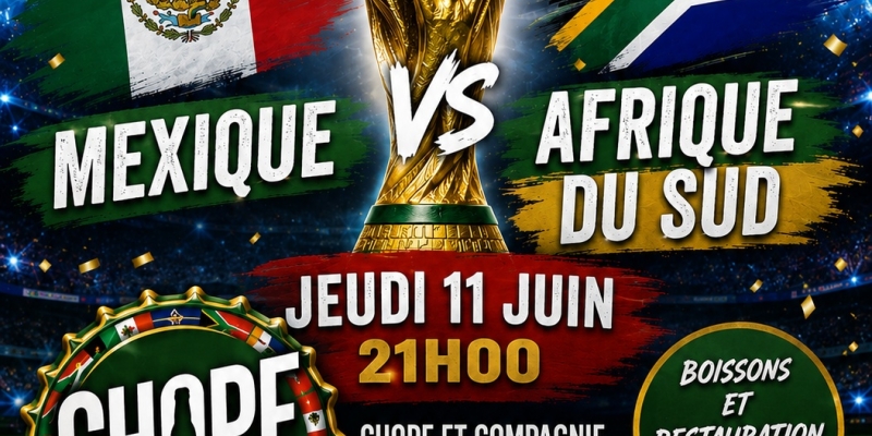 Coupe du Monde Football - Mexique / Afrique du Sud , match d'ouverture