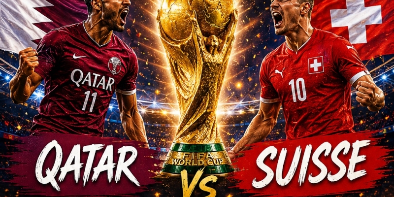 Match Coupe du Monde Football - Qatar / Suisse